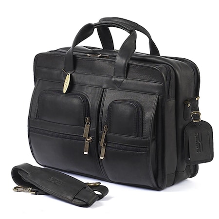Executive Travel 151E-black Executive Computer Briefcase - Black EX2839171